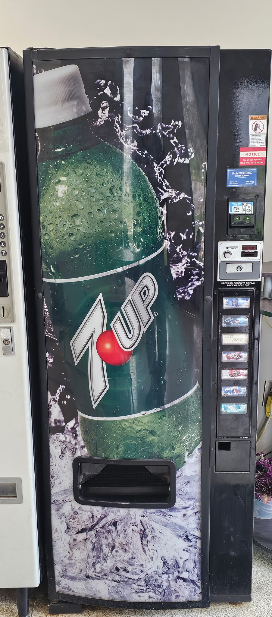 Vending machine selection